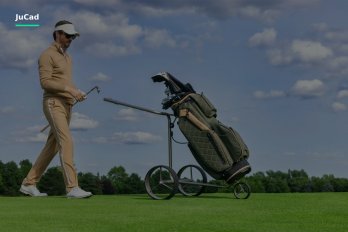 JuCad electric trolleys at CustomClubs