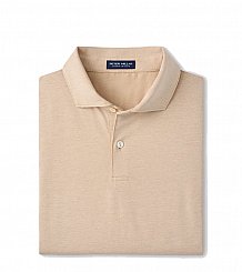 Peter Millar ALBATROSS COTTON-BLEND PIQUE POLO - EDWIN SPREAD C