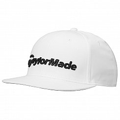 TaylorMade Evergreen Tour Flat Bill Cap - White