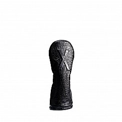Vessel Lux Embossé X-Hybrid Headcover - Crock Black