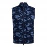 G/Fore DOUBLE KNIT CAMO GILET ZIP VEST