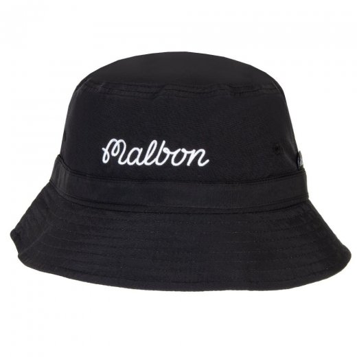 Malbon Nylon Bucket Hat - Black