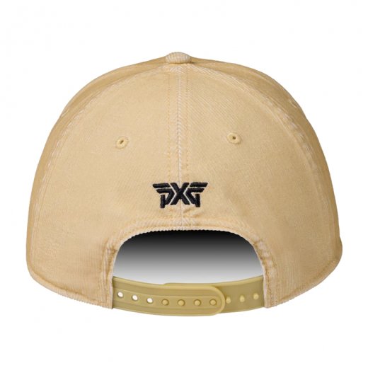 6-Panel Curved Bill Snapback Corduroy