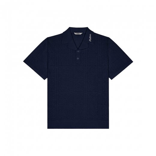 Malbon Resort Crochet Polo