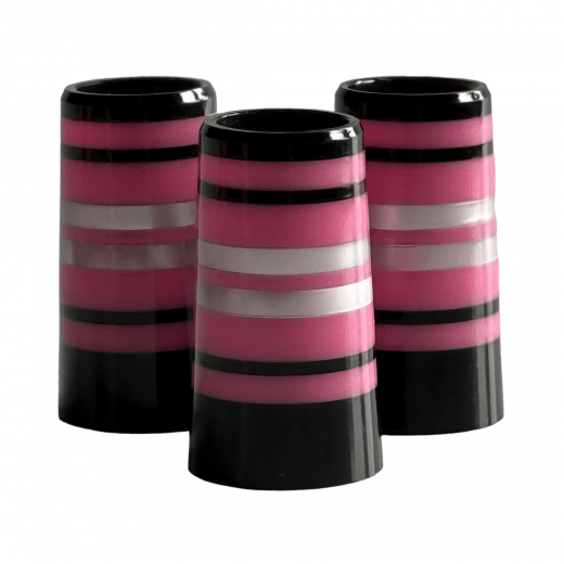 Ferrules - Set of 10 - Pink Donut