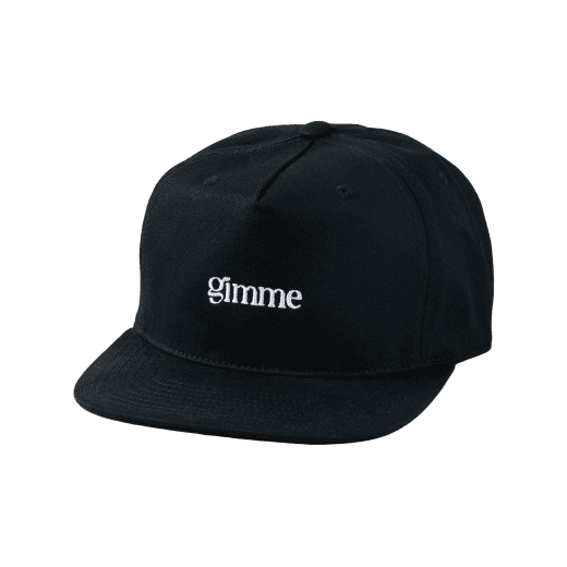 The gimme tour -Cap Gimme Deadstock - Black